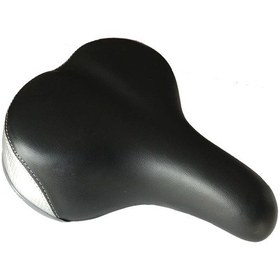 Resim Mtb Şehir Bisiklet Selesi Yaylı Yumuşak ve Rahat 250--200 Mm Komple Siyah 