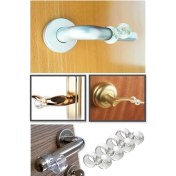 Resim Kuzgun Ticaret Şeffaf Kapı Kolu Stoperi Kapı Kolu Tamponu 4 Adet Kapı Güvenliği 