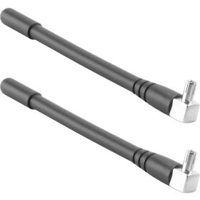 Resim Unfathomable ZTE(MF61) 4G LTE Modem MiFi Mobil WiFi Hotspot Yönlendirici için 2 Adet Mini TS9 Anten (Yurt Dışından) 