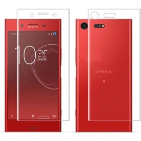 Resim Sony XZ2 Compact Ön-Arka Darbe Emici HD Ekran Koruyucu Kaplama 