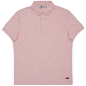 Resim Lee Cooper Jake Erkek Polo Yaka T-shirt Pastel Pembe 