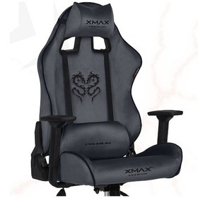Resim Rio Balerion Koyu Plaza Grisi Kadife Terletmez Kumaş Gaming Oyuncu Koltuğu-2 Gri 