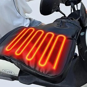 Resim Isıtmalı Motosiklet Gidon Eldivenleri | El Isıtıcı Termal Kılıf - Soğuk Hava İçin Rüzgar Geçirmez Gidon Eldivenleri,Skuterler ATV'ler ve Kar Motosikletleri İçin 