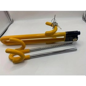 Resim Dashanshop Sarı Çelik Direksiyon Kilidi - Taşınabilir, Sağlam Ve Çoğu Araca Uyumlu 