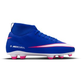 Resim Nike Jr. Mercurial Superfly 10 Club Mavi Çocuk Futbol Krampon FQ8318-446 