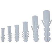 Resim Skygo Plastik Dubel Beyaz 10 mm ( 100 Adet ) 