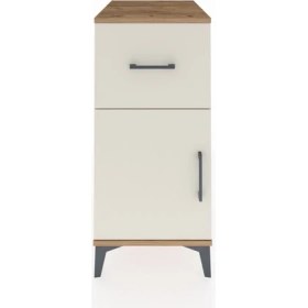 Resim Kronos Komodin Tek Raflı Tek Çekmeceli Tek Kapaklı 44X59X96 Çam-Aytaşı 