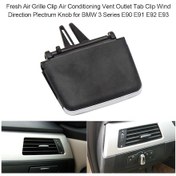 Resim Vkemall Bmw 3 Serisi E90/e91/e92/e93 İçin Hava Akışı Yön Kontrolü Abs-pc Klima Çıkış Grili Kayış, Kolay Kurulum, Dayanıklı Değiştirme Parçası 