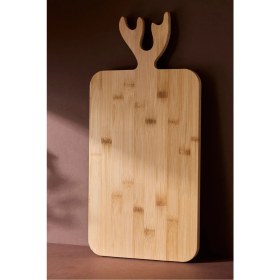 Resim Bambu Kesme ve Sunum Tahtası 46X22 Cm, Ergonomik ve Şık Tasarım 