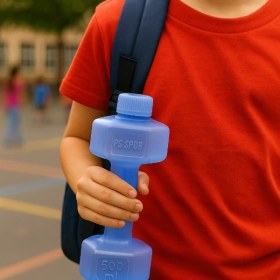 Resim Hediye Bahçesi Mavi Dambıl Suluk 500 ml 