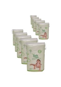 Resim İpek Ipek Organik Bebek Temizleme Pamuğu 60'lı, 10'lu Paket 