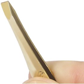 Resim Uniquem Gold Akustik Cımbız Serisi Kalın Düz Uçlu Kıl Tüy Kaş Cımbızı XLC516 