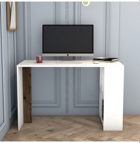 Resim Variant Variant Lima Çalışma Masası - Beyaz / Ceviz Beyaz 