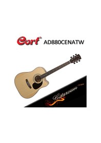 Resim Cort Ad880Cenatw Elektro Akustik Gitar Kılıflı 