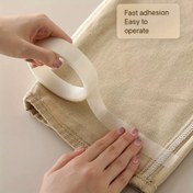 Resim 1 Pratik Dikişsiz Kene Bandı Rulosu, 5.0 Metre - Çift Taraflı Yapışkan Kene Bandı, Kıyafetler İçin Beyaz, Pantolon ve Kıyafetler Ütülenmez, Dikiş Aksesuarları | Yapışkan Bandı Kolay | Kumaş, Dikiş Malzemeleri 