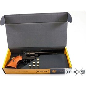 Resim Denix Dekoratif Replika Revolver Cal.45 Peacemaker 4,75 , With 6 Bullets 
