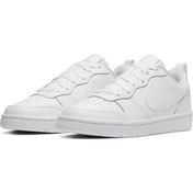 Resim Nike Kadın Beyaz Court Borough Low 2 Spor Ayakkabı Bq5448-100 