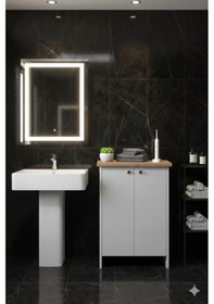 Resim Yiğit Dolap Banyo,havlu Dolabı Beyaz 