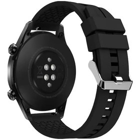 Resim 20mm 22mm Silikon Bant Samsung Galaxy Uyumlu İzle 4 5 Pro/klasik/aktif 2 46/42/40/44 1 Black 20mm Watch Band 