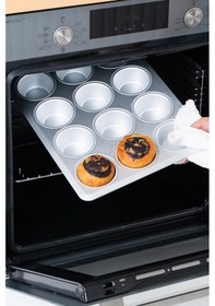 Resim Acar Mate Dikdörtgen Muffin Kek Kalıbı - 38.5 Cm 