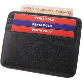 Resim Polo W Club Penta Polo Hakiki Deri Mini Kartlık Cüzdan (463546010) 
