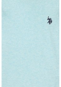 Resim U.S. Polo Assn. Kız Çocuk Su Yeşili Bisiklet Yaka Basic Kazak 50293586-VR253 