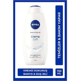 Resim Nivea Creme Soft Kremsi Dokunuş Banyo ve Duş Jeli 750 ML 