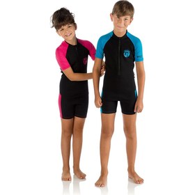 Resim Cressi Little Shark Junior Shorty Dalış Elbisesi - 2MM / 7/8 YAŞ / BLACK / PINK 