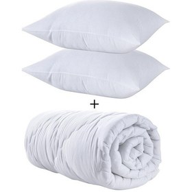 Resim Zeynep Tekstil Çift Kişilik Silikon Yorgan Seti +2 Yastık Hediyeli 