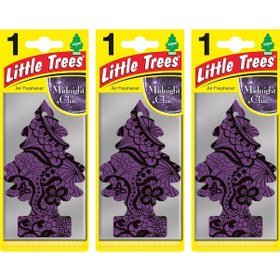 Resim Little Trees 3'Lü Midnight Chic Asma Oto Kokusu Gece Yarısı Fresh 