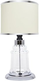 Resim MİNİMAL E-TİCARET & BİLGİ TEKNOLOJİLERİ Baroque Silver Cam Abajur 