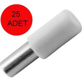 Resim Nzb Raf Pimi Plastik Başlı Cam Tutucu Mobilya Dolap Pimi (25 Adet) 