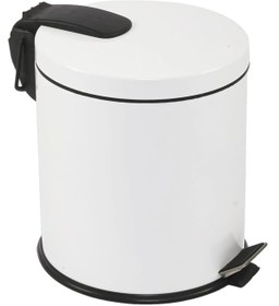 Resim GörSeç 30 Litre Beyaz Çöp Kovası Paslanmaz Pedallı Çöp Kutusu Ayaklı 30 Lt Ofis Lüks Mutfak Bahçe Kovası 