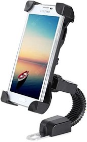 Resim Coverzone Motosiklet Telefon Tutucu CVMT-01 Aynaya Montaj Motosiklet Universal Telefon Tutucu Navigasyon Takip İçin Tasarlanmış 3.5 İnch & 7 İnch Telefonlar İçin Tutucu Standı 