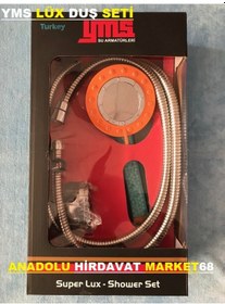 Resim Yms Duş Takımı Duş Seti Pirinç Hortumlu De Set Diğer 