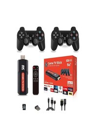 Resim Oyunlu i Game Box Android Tv Stick 8k Hdr 2 Kollu Retro Oyun Konsolu 