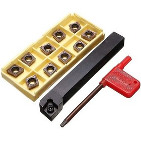 Resim Sclcr1212h09 12x100mm Torna Torna Takım Tutucu 10 Ccmt09t304-pm Karbür Uçlu 