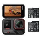 Resim Insta360 Ace Pro 2 Aksiyon Kamerası Çift Bataryalı Paket 