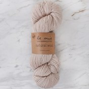 Resim La Mia Natural Wool Bej El Örgü İpi - H2 - 33606 