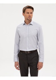 Resim Pierre Cardin Erkek Açık Lacivert Gömlek Desenli 50313798-vr059 Açık Lacivert 