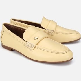 Resim HOTİÇ Kadın Deri Siyah Yumuşak Dokulu Klasik Loafer 