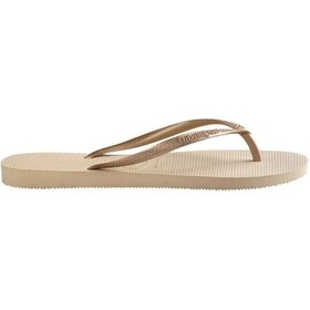 Resim Havaianas Slim Kadın Terlik - Sand Grey/Light Golden Bej 