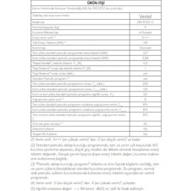 Resim Vestel KMI 97201 G 9 kg A++ Isı Pompalı Kurutma Makinesi - Nem Sensörü, WiFi, Çocuk Kilidi, İnci Tambur, 65 dB Sessiz Çalışma 