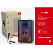 Resim KTS-1573 Mikrofonlu Bleutooth-Fm-Usb Küçük El Anfisi RGB 