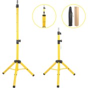Resim Afrodit Giyim Kuaför Eğitim Mankeni İçin Metal Tripod / Sari + Taşıma Çantası 