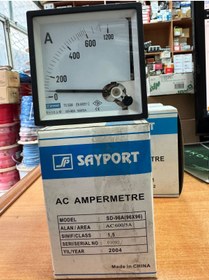 Resim sayport Ac Ampermetre Sd-96a(96x96) 600/5a 