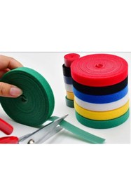 Resim MeyZone Cırt Cırt Sabitleyici Kablo Düzenleyici 5 Metre X 1cm 