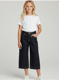 Resim Zekids Kız Çocuk Modern Straight Fit Denim Pantolon-16768 Çok Renkli 