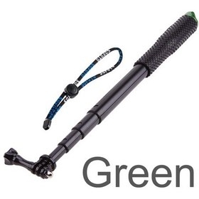 Resim Yeşil Renk-36 İnç Uzatın Kutup Özçekim Sopa Monopod Gopro Hero 9 8 7 6 5 Yi 4k Eken H9 Sjcam M10 Djı Osmo Action Cam Go Pro Aksesuarı 