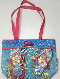 Resim Genel Markalar Kız Çocuk Çok Renkli Plaj Çantası Ve Parmak Arası Günlük Havuz Plaj Terlik 